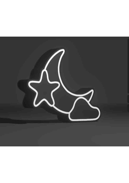 LED Işıklı Ay Yıldız Bulut modelleri