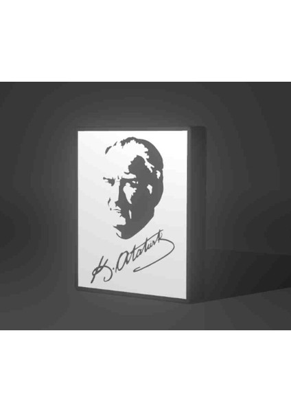 LED Işıklı Atatürk