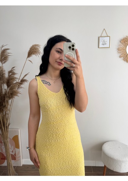 Dokulu Maxi Elbise fiyatları