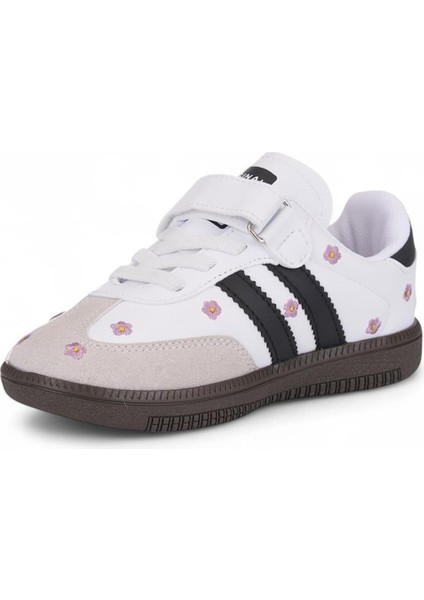 104 Kız Çocuk Çiçekli Sneaker