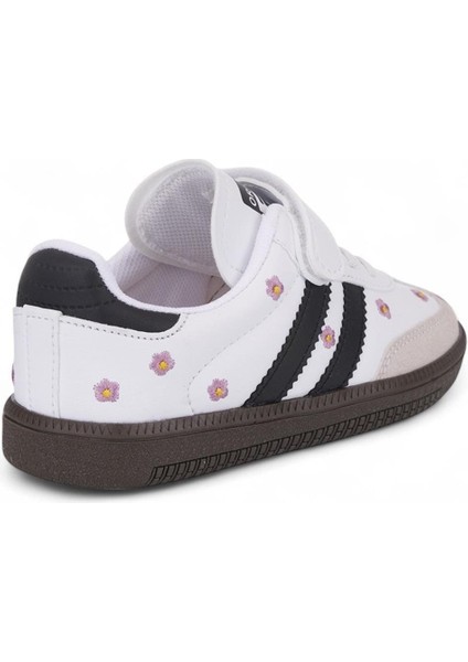 104 Kız Çocuk Çiçekli Sneaker