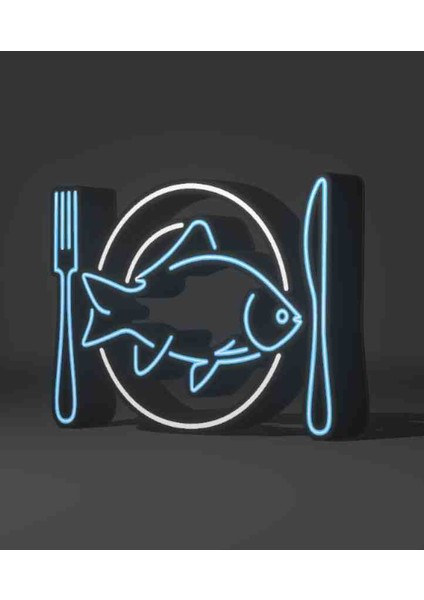 LED Işıklı Balık Restoran modelleri