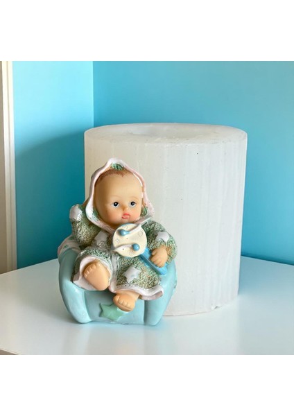 Oturan Bebek Silikon Kalıp