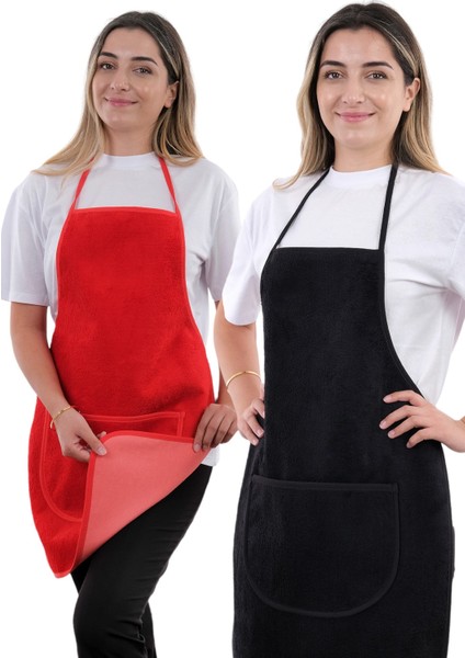 Wellsoft Ikili Paket Cepli Mutfak Önlüğü Su Geçirmez Mutfak Önlüğü modelleri