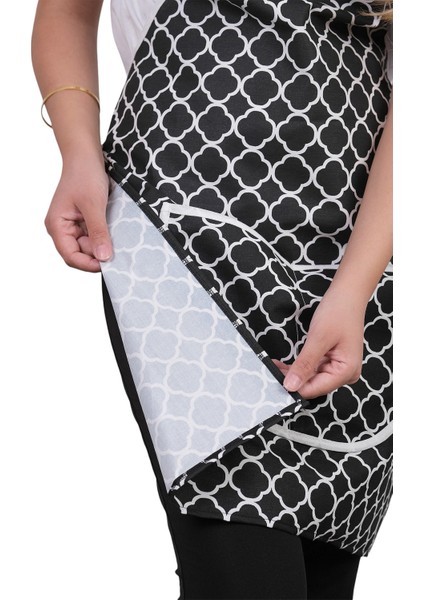 Trendy Membranlı 3lü Set Sıvı Geçirmez Su Geçirmez Mutfak Önlüğü Çeyiz Seti (1 Eldiven 1 Tutacak) fiyatları