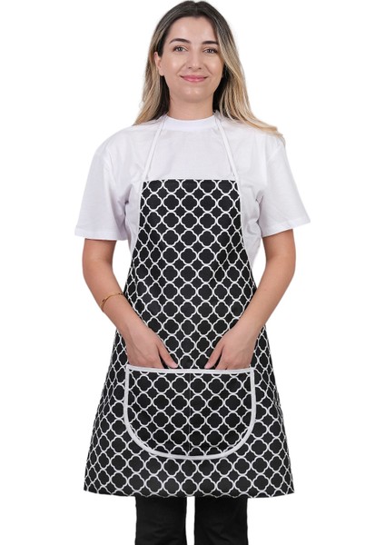 Trendy Membranlı 3lü Set Sıvı Geçirmez Su Geçirmez Mutfak Önlüğü Çeyiz Seti (1 Eldiven 1 Tutacak) indirimleri