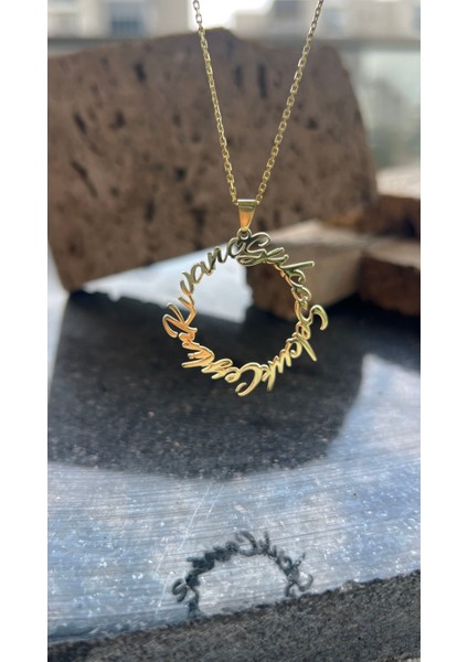 Infinity Kişiye Özel Tasarım Aile Kolye