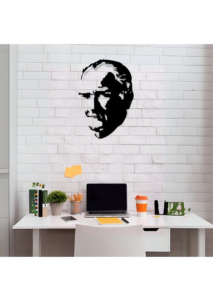 Atatürk Silüeti Lazer Kesim Metal Tablo Tasarım fiyatları