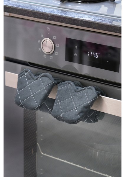 Crab Isıya Dayanıklı Kumaş Fırın Tutacağı Tutacak Modelleri Silikon Değil (2 Adet Tutacak) fiyatları