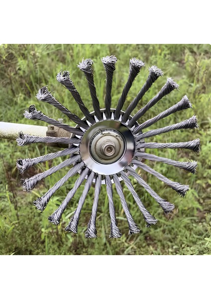 Tüm Benzinli Tırpanlara Uyumlu Telli Fırça – Örümcek Mantar Misina ve Altılı Bıçak 3’lü Çim Kesici Set modelleri