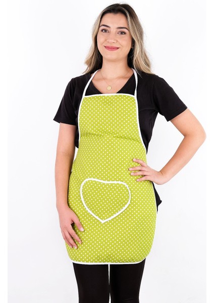 Trendy 3lü Set Sıvı Geçirmez Mutfak Önlüğü, Isıya Dayanıklı Fırın Eldiveni ve Tutacak Takımı