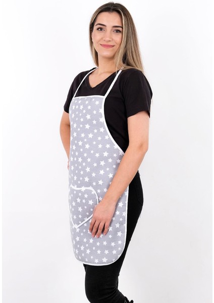 Trendy 3lü Set Sıvı Geçirmez Mutfak Önlüğü, Isıya Dayanıklı Fırın Eldiveni ve Tutacak Takımı modelleri