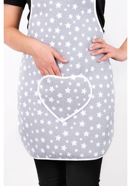 Trendy 3lü Set Sıvı Geçirmez Mutfak Önlüğü, Isıya Dayanıklı Fırın Eldiveni ve Tutacak Takımı fırsatları