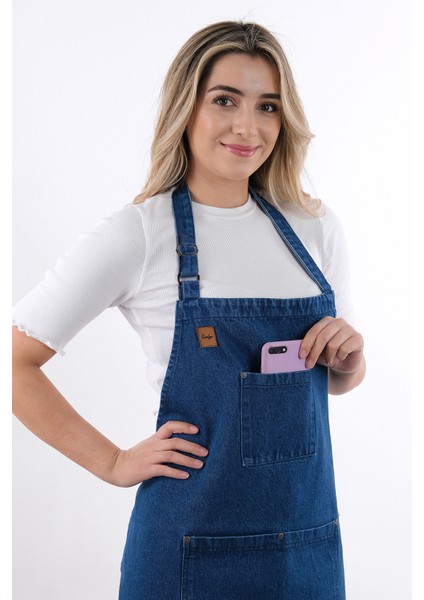 Ayarlanabilir Askılı Kot Mutfak Önlüğü modelleri