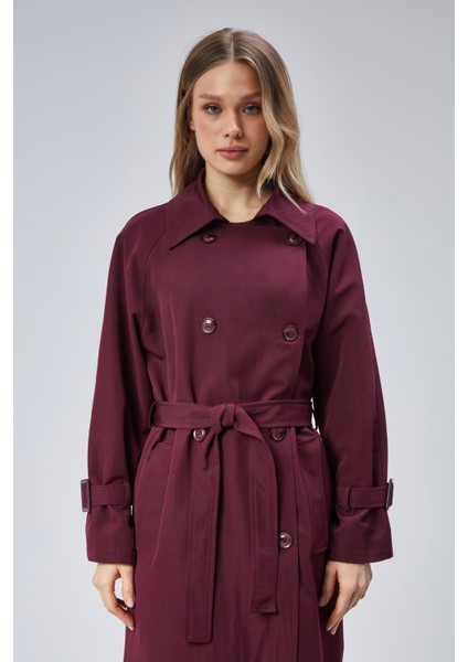 Kadın Oversize Kuşaklı Trençkot modelleri