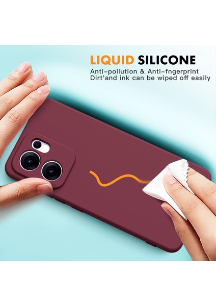 Oppo Reno 13F Kılıf Kamera Korumalı Yumuşak Renkli Mat Silikon + 9h Ekran Koruyucu Cam 2in1 Set ve Reno 13FS Uyumlu fırsatları