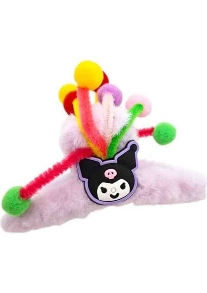 Kuromili Eğlenceli Peluş Mandal Toka Seti - 3lu Karışık Renk modelleri