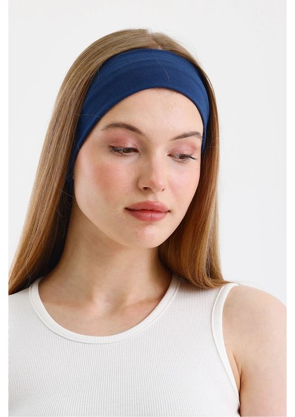 Kadın %100 Pamuklu Penye, Kaymaz, Terletmez, Ultra Hafif, Spor Saç Bandı Bandana modelleri