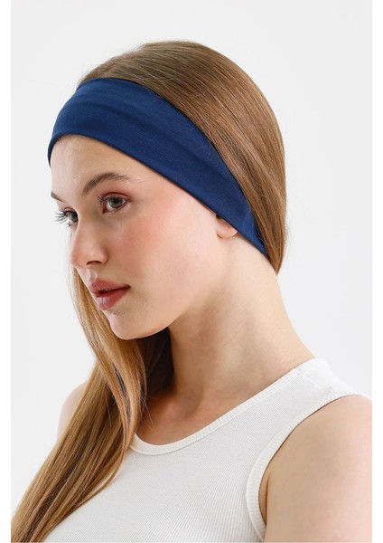 Kadın %100 Pamuklu Penye, Kaymaz, Terletmez, Ultra Hafif, Spor Saç Bandı Bandana fırsatları