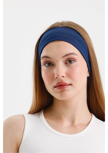 Kadın %100 Pamuklu Penye, Kaymaz, Terletmez, Ultra Hafif, Spor Saç Bandı Bandana indirimleri