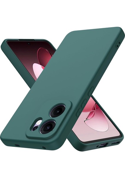Oppo Reno 13F Kılıf Lansman Kamera Korumalı Içi Kadife Yumuşak Renkli Silikon Mat Hisli Süet Kapak / 13FS