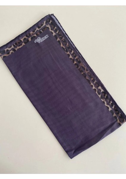 Leopar Desen Digital Soft Eşarp