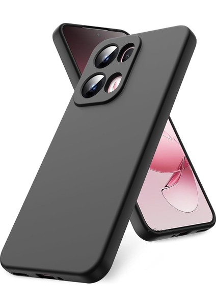 Oppo Reno 13 Pro Kılıf Lansman Kamera Korumalı Içi Kadife Yumuşak Renkli Silikon Mat Hisli Süet Kapak