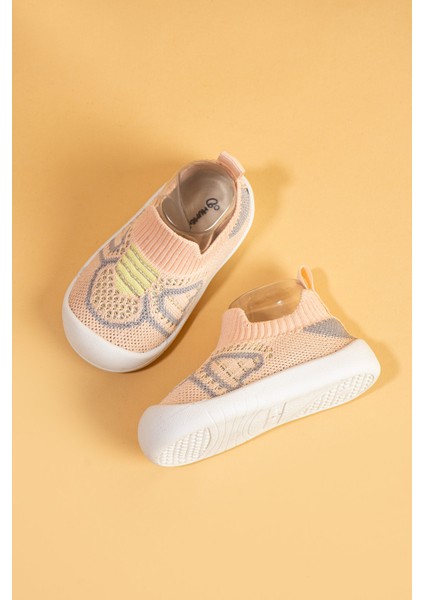 Docol Kız Çocuk&bebek Esnek, Rahat Ortopedik Taban Pembe Günlük Ilk Adım Ayakkabısı ve Çocuk Sneaker