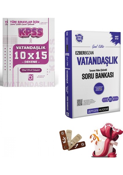 2026 Kpss Genel Yetenek Genel Kültür Ezberbozan Vatandaşlık Tamam