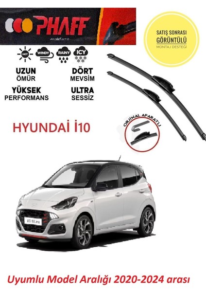 Hyundai I10 Ön Muz Silecek Takımı 2022 Model Araca Özel Aparat
