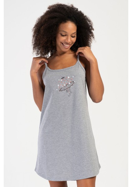 Kadın Ip Askılı Gecelik , 407053