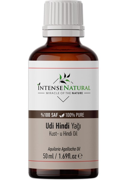 Udi Hindi Yağı 50 ml %100 Saf ve Doğal Kust-U Hindi Carrier Oil