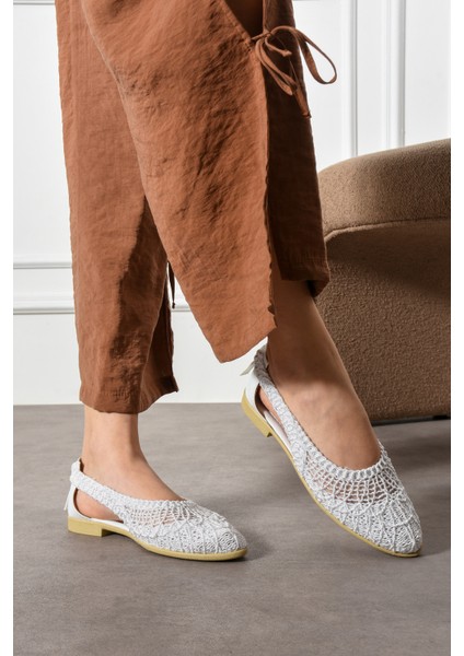 Kadın Örme Babet Ayakkabı Kadın Ayakkabı Günlük Ayakkabı