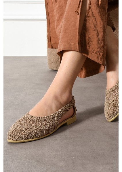 Kadın Örme Babet Ayakkabı Kadın Ayakkabı Günlük Ayakkabı