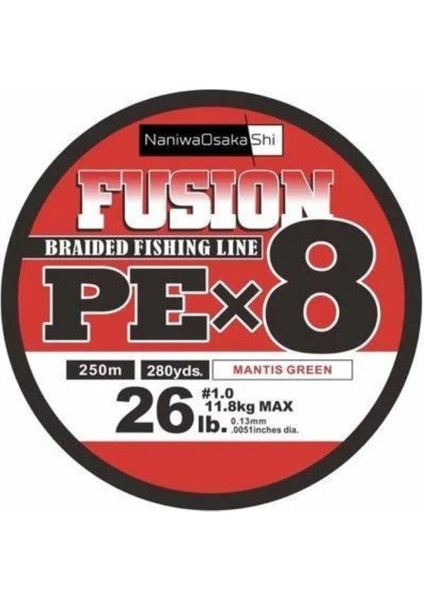 Fusion 8x Pe 250 mt Ip Misina