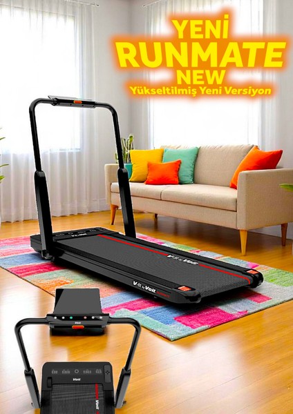 V-Fıt By Voıt Runmate New Koşu Bandı - Bluetooth- 12KM Hız - Uzaktan Kumanda - Akıllı Uygulama Destekli