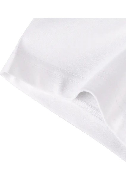 Renkli Aslan Baskılı Oversize Crop T-Shirt modelleri