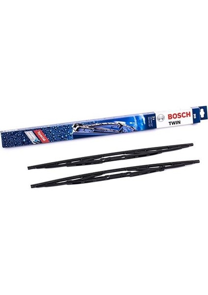 Twin Silecek Seti 550/550 mm Audı A4 B5 8d2 8d5 B6 8e2 8e5 B7 3397001909 Bosch