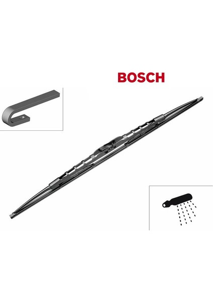 Ağır Vasıta Twin Silecek 700 mm Scania P G R T Seri G280 G320 G340 G360 G370 Püskürtmeli 3397015372 Bosch