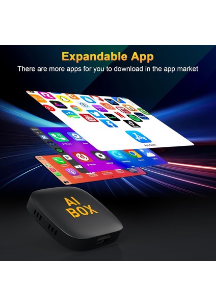 Kablosuz Carplay & Android Auto AI Box 3in1 Video Oynatmalı 4GB+32GB Youtube,Netflix,Google Play,Bein Connect modelleri