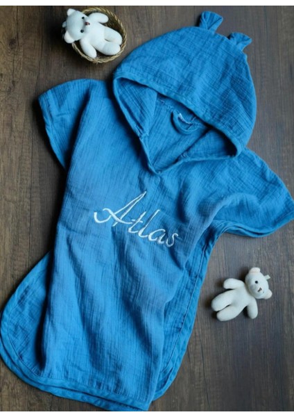 Bebek Havlusu Müslin Panço Kişiye Özel Isimli Juno Panço 1 Yaşa Kadar Uygun fiyatları