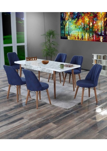 Açılabilir Mutfak Masa Takımı (6 Sandalyeli)