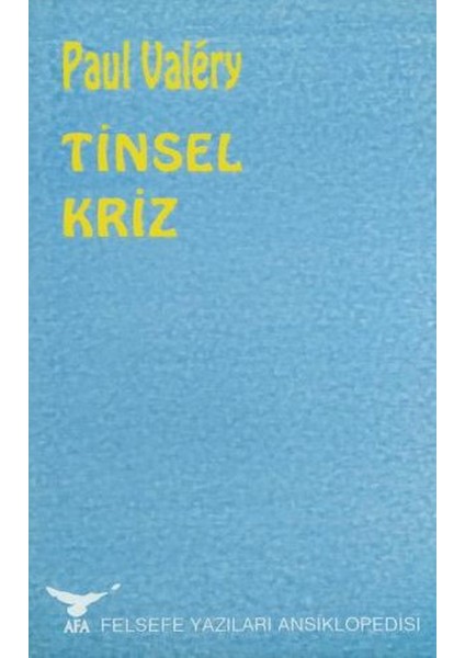 Tinsel Kriz - Paul Valéry (1996 Basım)