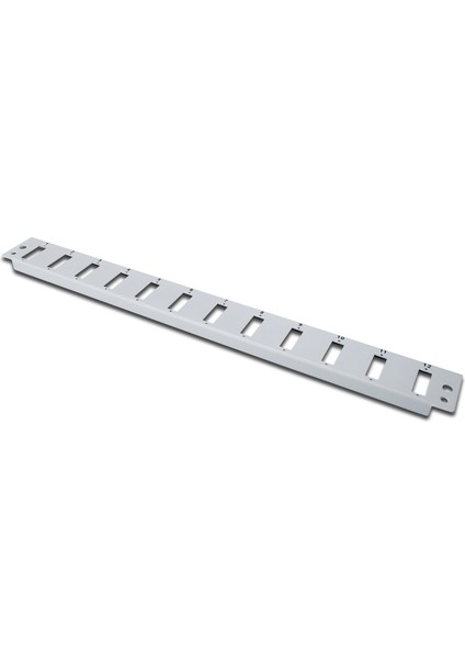 Digitus DN-96200 Sürgülü Boş Fiber Optik Sonlandırma Kutusu Için Önpanel, 12 x Sc, Gri Renkdigitus Fiber Optic Splice Box Front Panel, 12 x Sc, Grey