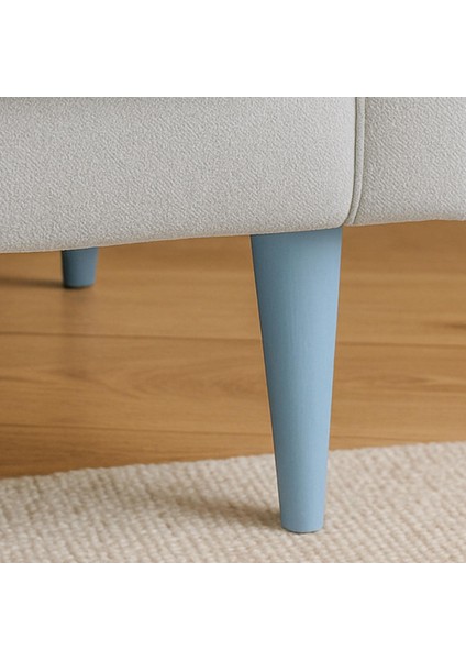 2 Adet Ahşap Ayak 15 cm Açık Mavi M8 Civatalı Bağlantı Aparatlı Dolap Mobilya Koltuk Kanepe Destek Ayağı Ayakları fırsatları