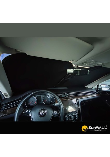 Vw Passat B7 ve B8 2010 - 2025 Için Uyumlu Titanyum Gümüş Oto Güneşlik modelleri