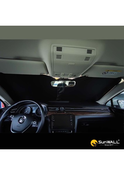 Vw Passat B7 ve B8 2010 - 2025 Için Uyumlu Titanyum Gümüş Oto Güneşlik fırsatları