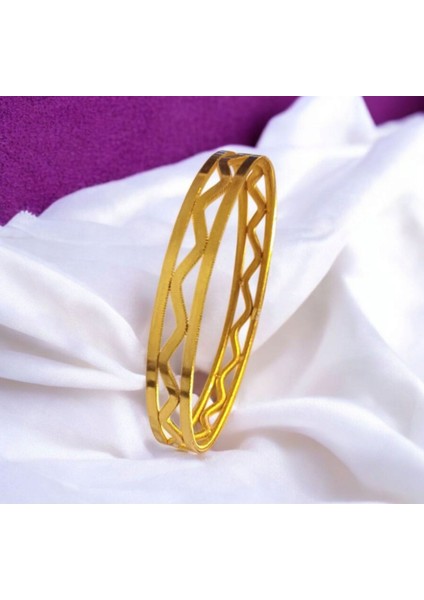 Kadın Altın Kaplama 3'lü Ajda Bilezik