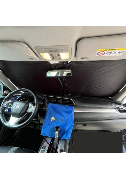 Honda Civic Fc5 2016 - 2021 Için Uyumlu Titanyum Gümüş Oto Güneşlik fiyatları