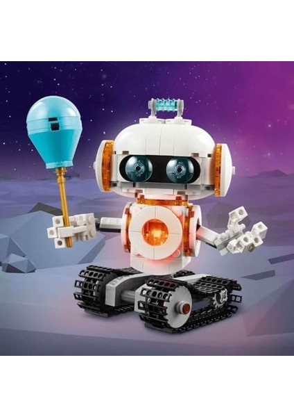 Creator 3 Ü 1 Arada Uzay Robotu 31164-8 Yaş ve Üzeri Çocuklar Için Köpek Figürüne Veya Rokete Dönüşebilen Oyuncak Yapım Seti, Doğum Günü Hediyesi (281 Parça)